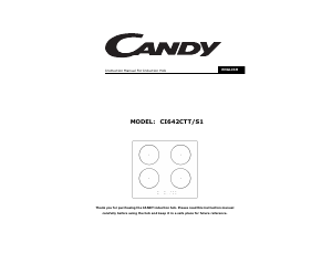 Manual Candy CI642CTT/S1 Hob