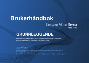 Bruksanvisning Samsung Xpress SL-M2026 Skriver