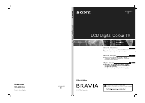 Εγχειρίδιο Sony Bravia KDL-20G3030 Τηλεόραση LCD