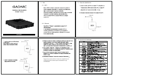 Manuale Gadnic SMTV0030 Ricevitore digitale