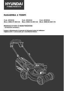 Manual Hyundai DM53S-DO175 Lawn Mower