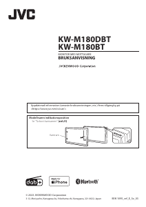 Bruksanvisning JVC KW-M180BT Bilradio