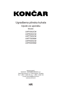 Priručnik Končar UKP7505NM Kuhinjska napa