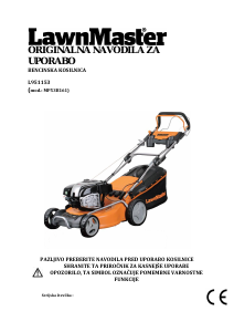 Priročnik LawnMaster MP53B161 Vrtna kosilnica