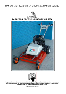Manuale Orec GR703A Rasaerba