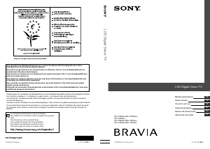 Manuale Sony Bravia KDL-26P5500 LCD televisore