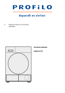 Kullanım kılavuzu Profilo KM9610CTR Kurutma makinesi