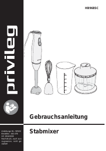 Bedienungsanleitung Privileg HB968SC Stabmixer