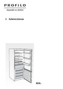 Kullanım kılavuzu Profilo BD3056WFVN Donduruculu buzdolabı