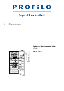 Kullanım kılavuzu Profilo BD2076WEXN Donduruculu buzdolabı