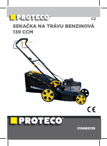 Manuál Proteco BN46XMH-LC139 Travní sekačka
