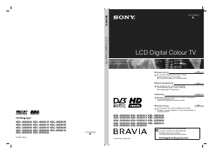Bruksanvisning Sony Bravia KDL-26S2020 LCD TV