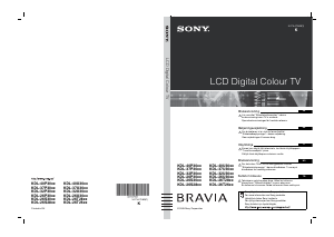 Käyttöohje Sony Bravia KDL-26S3000 Nestekidetelevisio