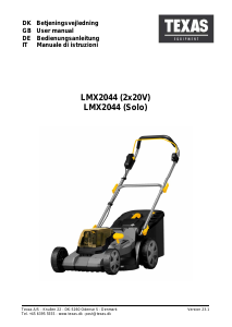 Manual Texas LMX2044 Lawn Mower