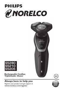 Bruksanvisning Philips-Norelco S5280 Rakapparat