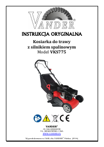 Instrukcja Vander VKS775 Kosiarka