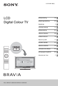 Manuale Sony Bravia KDL-32EX521 LCD televisore