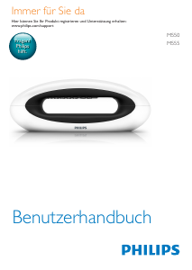 Bedienungsanleitung Philips M5551WG Schnurlose telefon