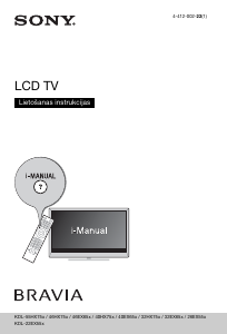Rokasgrāmata Sony Bravia KDL-32EX650 Šķidro kristālu televizors