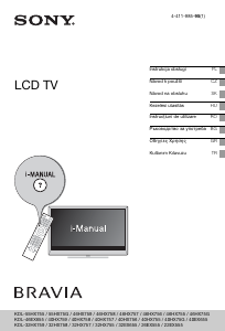 Manual Sony Bravia KDL-32HX757 Televizor LCD