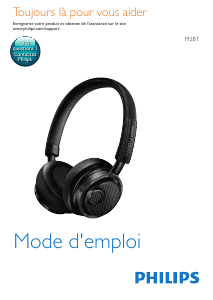 Mode d’emploi Philips M2BTBK Casque