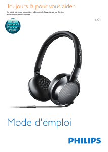 Mode d’emploi Philips NC1 Casque
