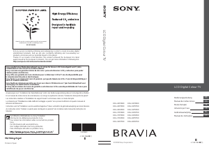 Manuale Sony Bravia KDL-32P5650 LCD televisore