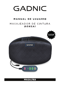 Manual de uso Gadnic MASAJ168 Masajeador