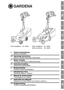 Handleiding Gardena 38E mullCut Grasmaaier