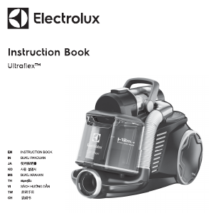 Manual Electrolux ZUF4307ACT Ultraflex Vacuum Cleaner