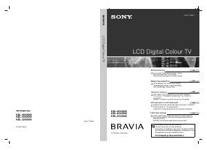 Руководство Sony Bravia KDL-32V2500 ЖК телевизор