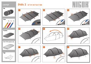 Handleiding Nigor Didis 2 Tent