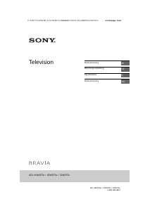 Bruksanvisning Sony Bravia KDL-32WD752 LCD TV