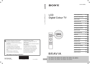 Brugsanvisning Sony Bravia KDL-37EX401 LCD TV