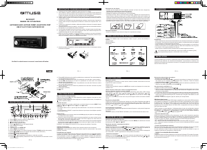 Manuale Muse M-1229 BT Autoradio
