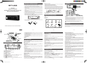 Handleiding Muse M-1229 BT Autoradio