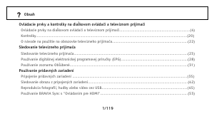 Návod Sony Bravia KDL-37W5840 LCD televízor