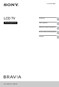 Kasutusjuhend Sony Bravia KDL-40BX440 LCD-teler