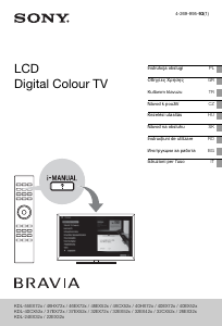 Návod Sony Bravia KDL-40EX524 LCD televízor