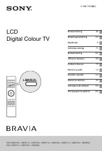 Manuál Sony Bravia KDL-40EX603 LCD televize