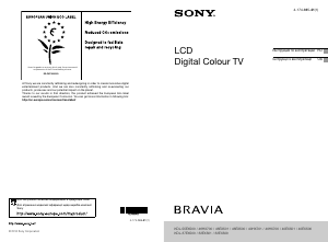 Руководство Sony Bravia KDL-40HX700 ЖК телевизор