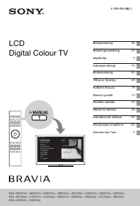Manuale Sony Bravia KDL-40HX720 LCD televisore