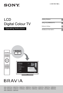 Handleiding Sony Bravia KDL-40HX723 LCD televisie