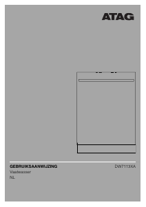 Manual ATAG DW7113XA Dishwasher
