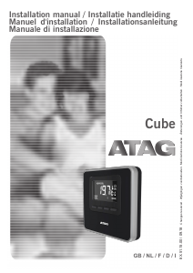 Bedienungsanleitung ATAG Cube Thermostat