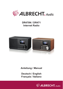 Handleiding Albrecht DR 471 Radio