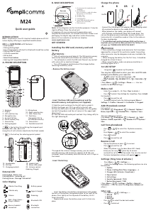 Manual Amplicomms M24 Mobile Phone