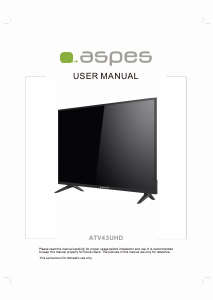 Handleiding Aspes ATV43UHD LED televisie