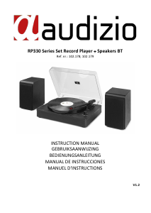 Manual de uso Audizio RP330D Giradiscos