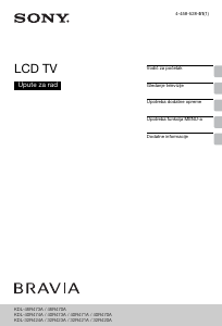 Priručnik Sony Bravia KDL-40R470A LCD televizor